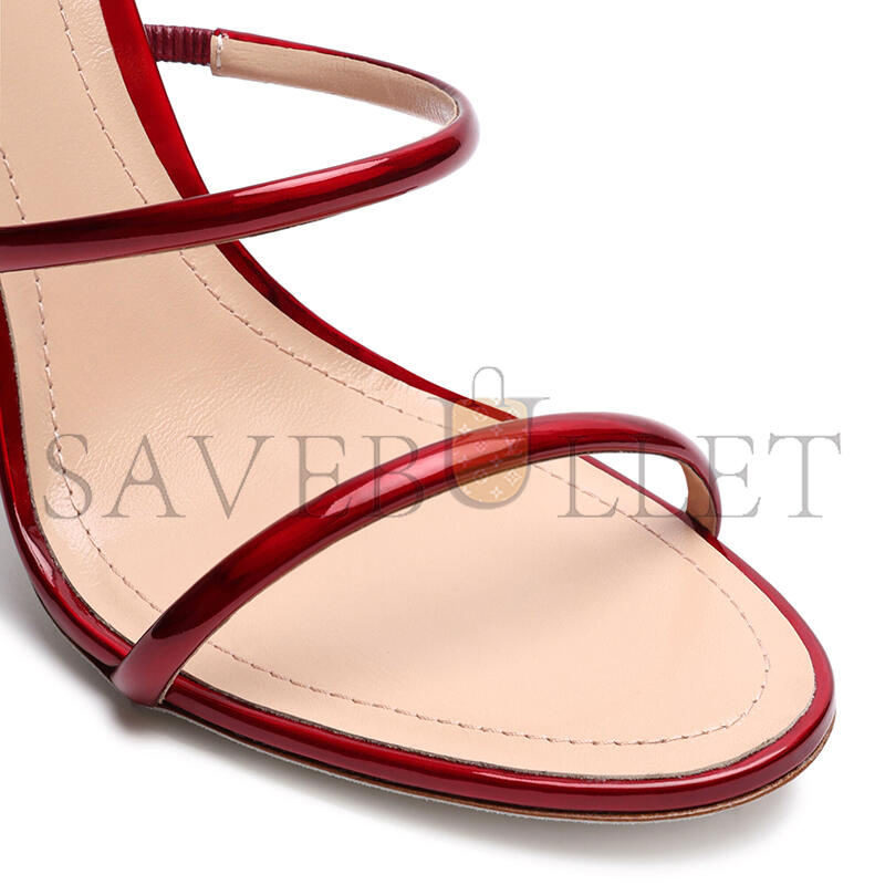 RENE CAOVILLA CLEO METALLIC RED SANDAL 105 C12351